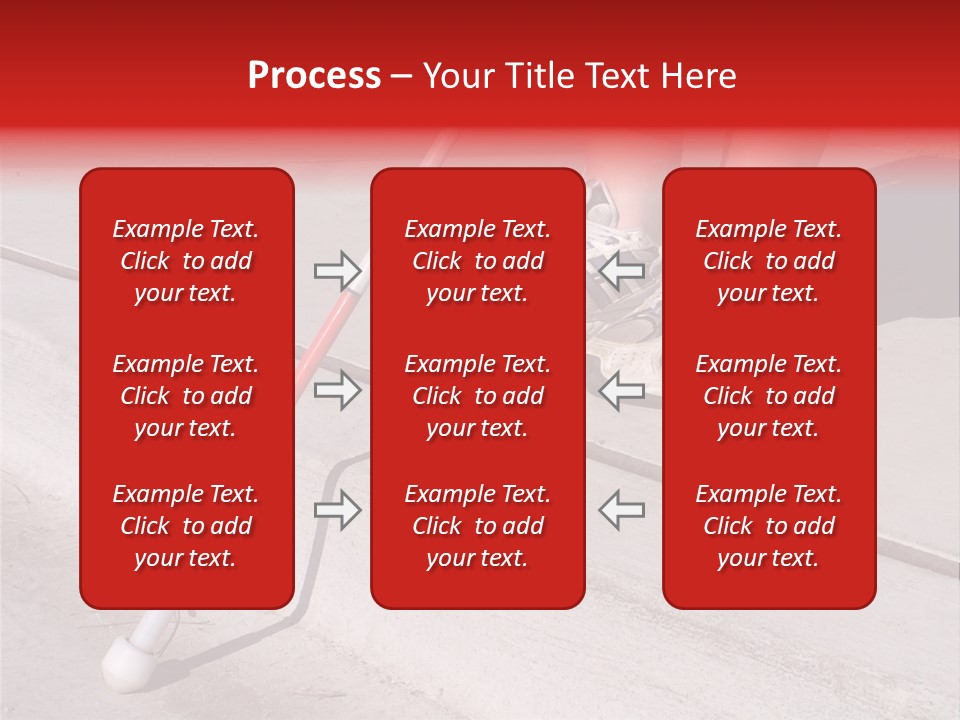 A Person Standing On A Sidewalk With A Broom PowerPoint Template