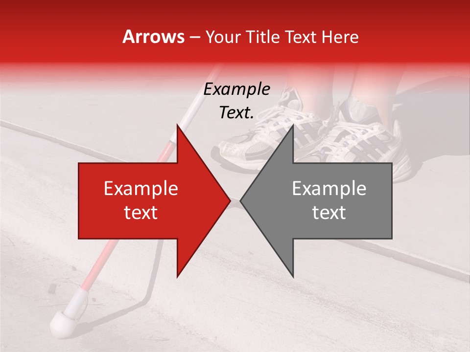 A Person Standing On A Sidewalk With A Broom PowerPoint Template