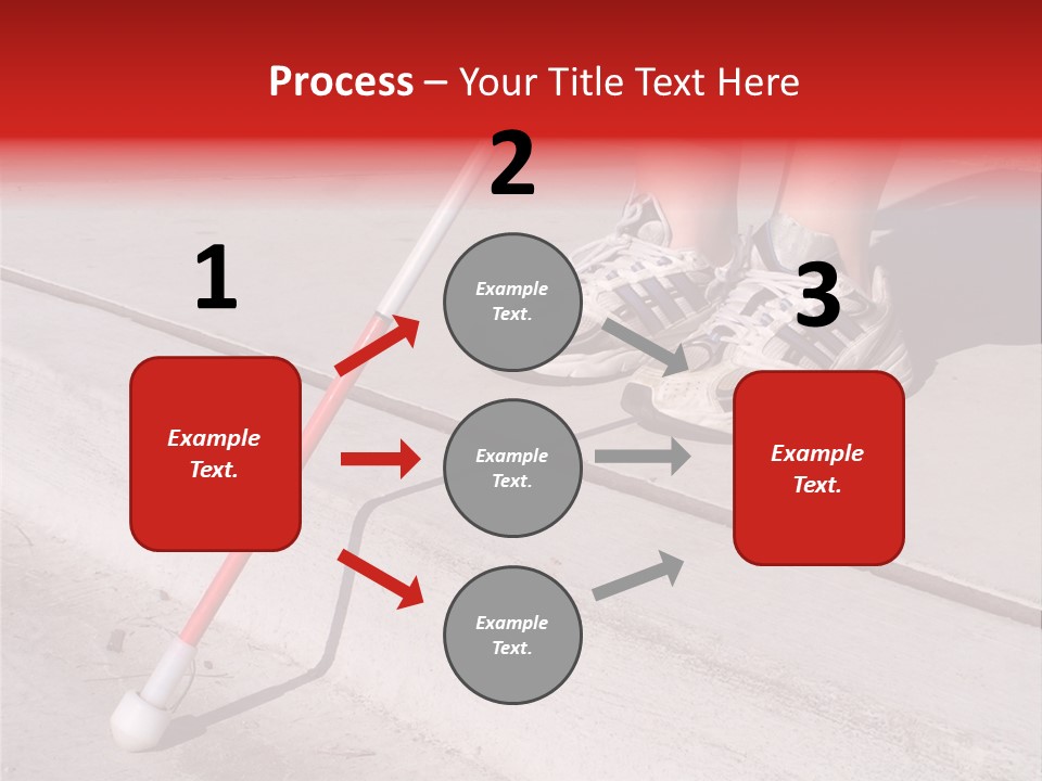 A Person Standing On A Sidewalk With A Broom PowerPoint Template