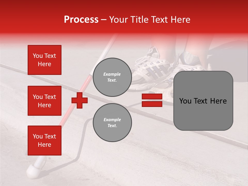 A Person Standing On A Sidewalk With A Broom PowerPoint Template