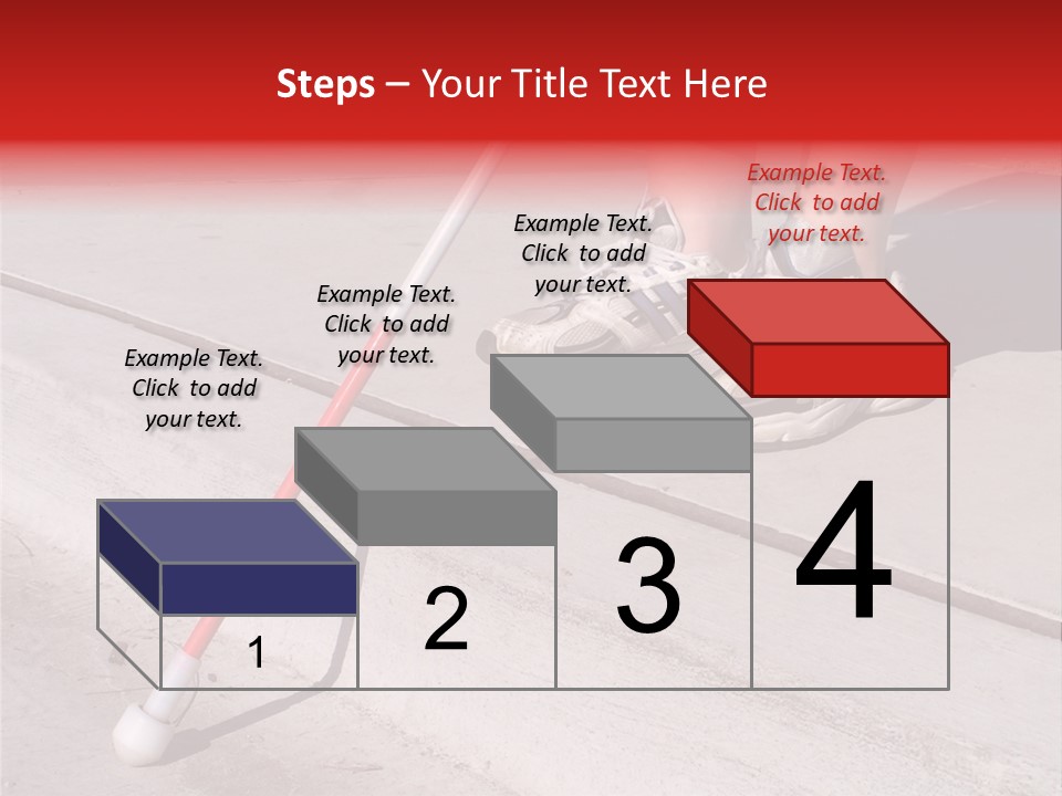 A Person Standing On A Sidewalk With A Broom PowerPoint Template