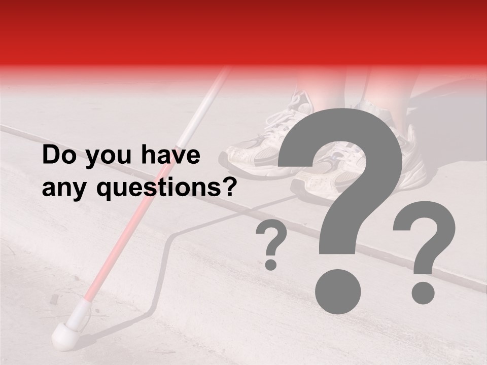 A Person Standing On A Sidewalk With A Broom PowerPoint Template