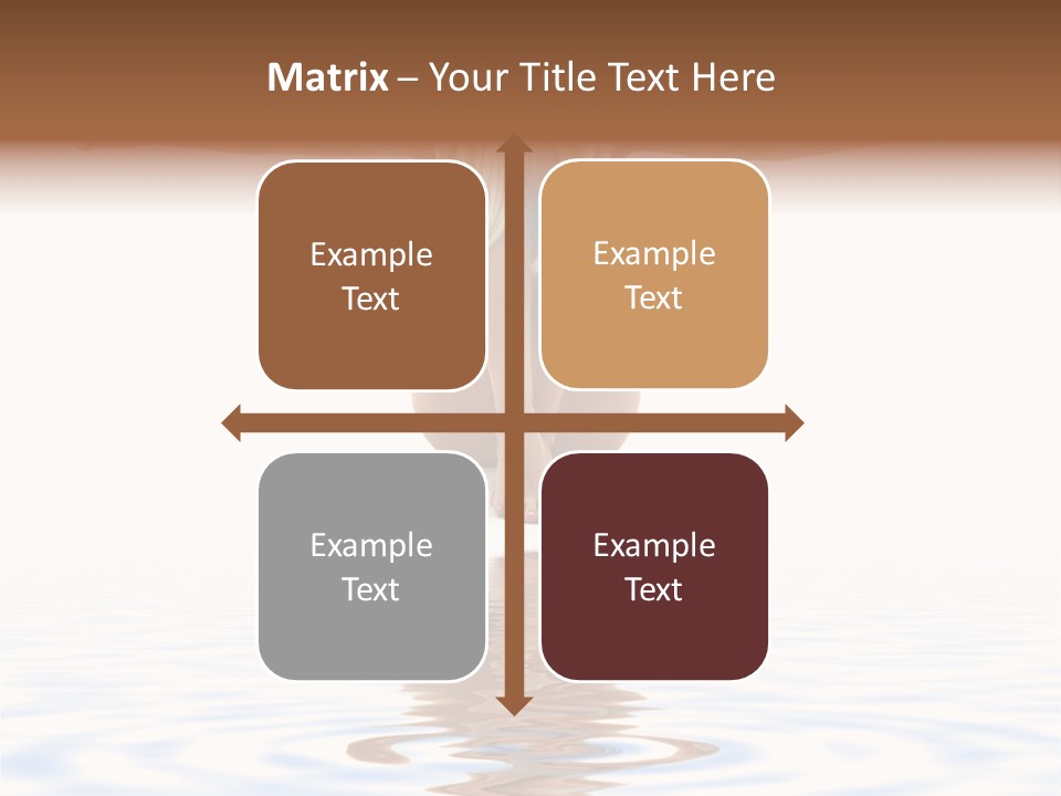 Artistic Nudity Style Picture Of Woman On White Sand PowerPoint Template