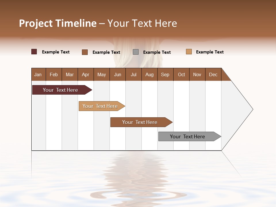 Artistic Nudity Style Picture Of Woman On White Sand PowerPoint Template