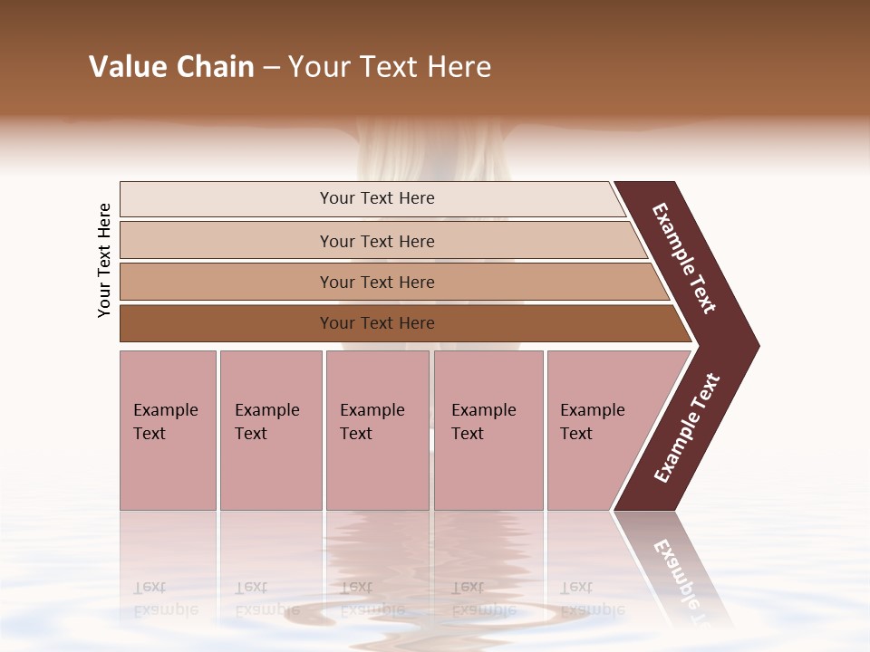 Artistic Nudity Style Picture Of Woman On White Sand PowerPoint Template