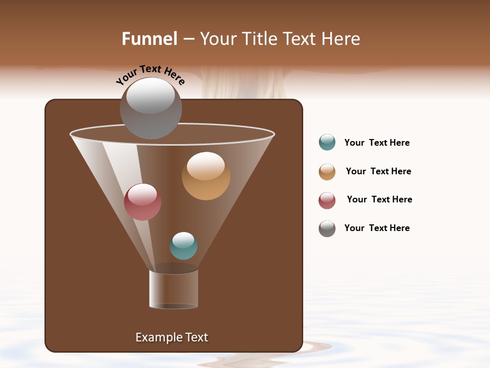 Artistic Nudity Style Picture Of Woman On White Sand PowerPoint Template