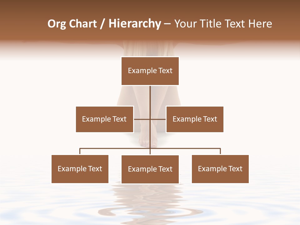 Artistic Nudity Style Picture Of Woman On White Sand PowerPoint Template