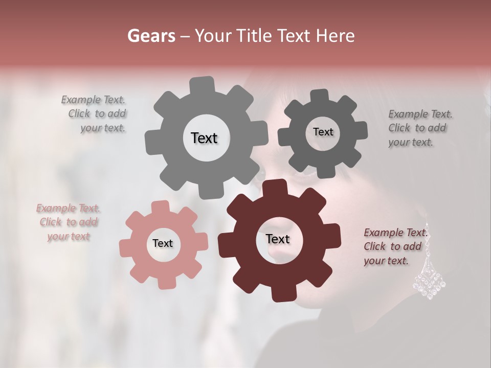 Happy Skiing Family PowerPoint Template