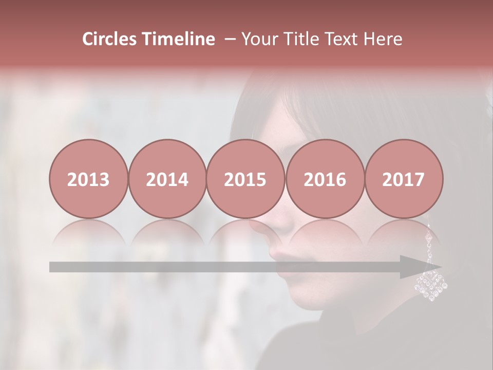 Happy Skiing Family PowerPoint Template