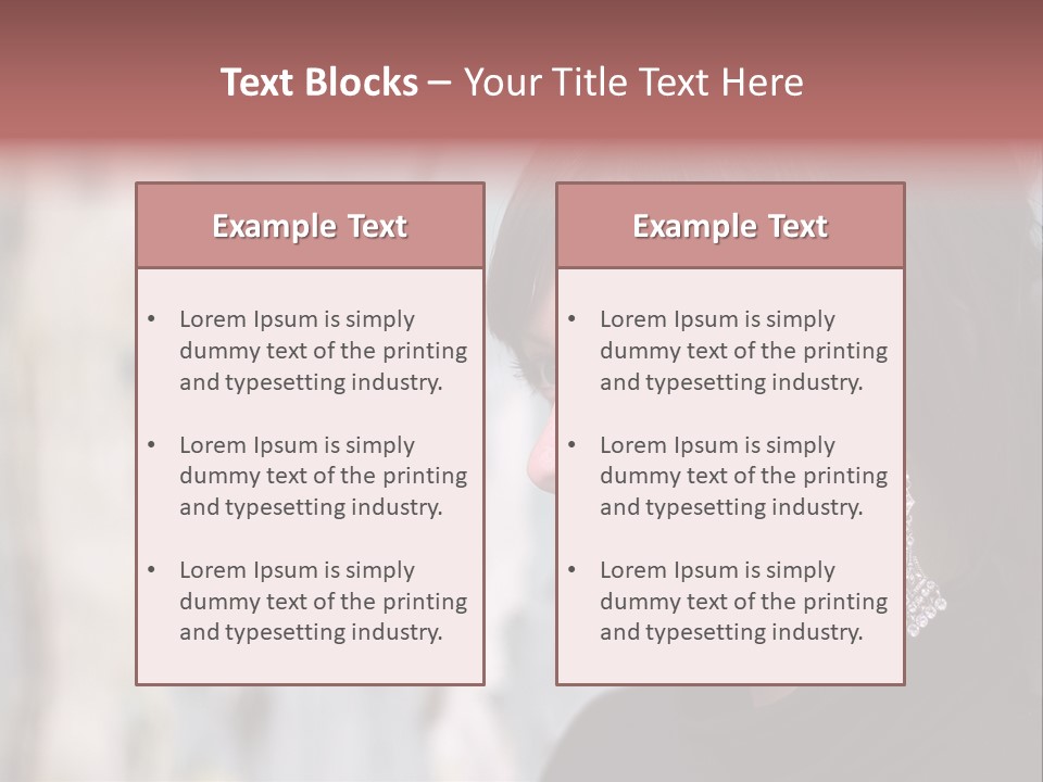 Happy Skiing Family PowerPoint Template