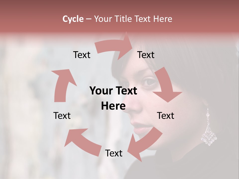 Happy Skiing Family PowerPoint Template