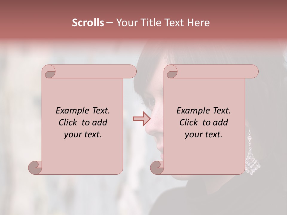 Happy Skiing Family PowerPoint Template