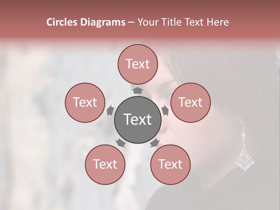 Happy Skiing Family PowerPoint Template