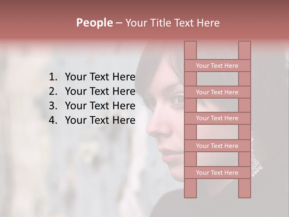 Happy Skiing Family PowerPoint Template