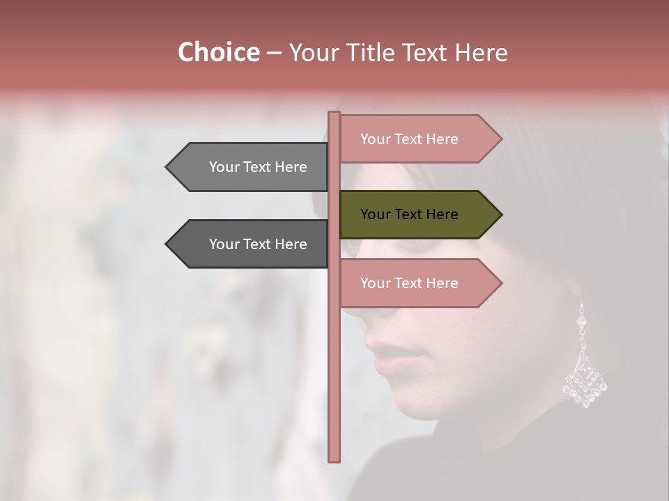 Happy Skiing Family PowerPoint Template