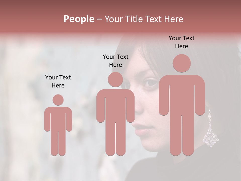 Happy Skiing Family PowerPoint Template