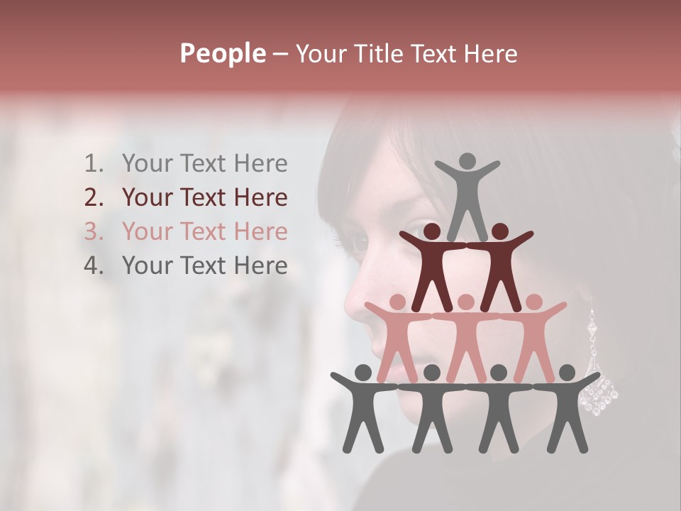 Happy Skiing Family PowerPoint Template