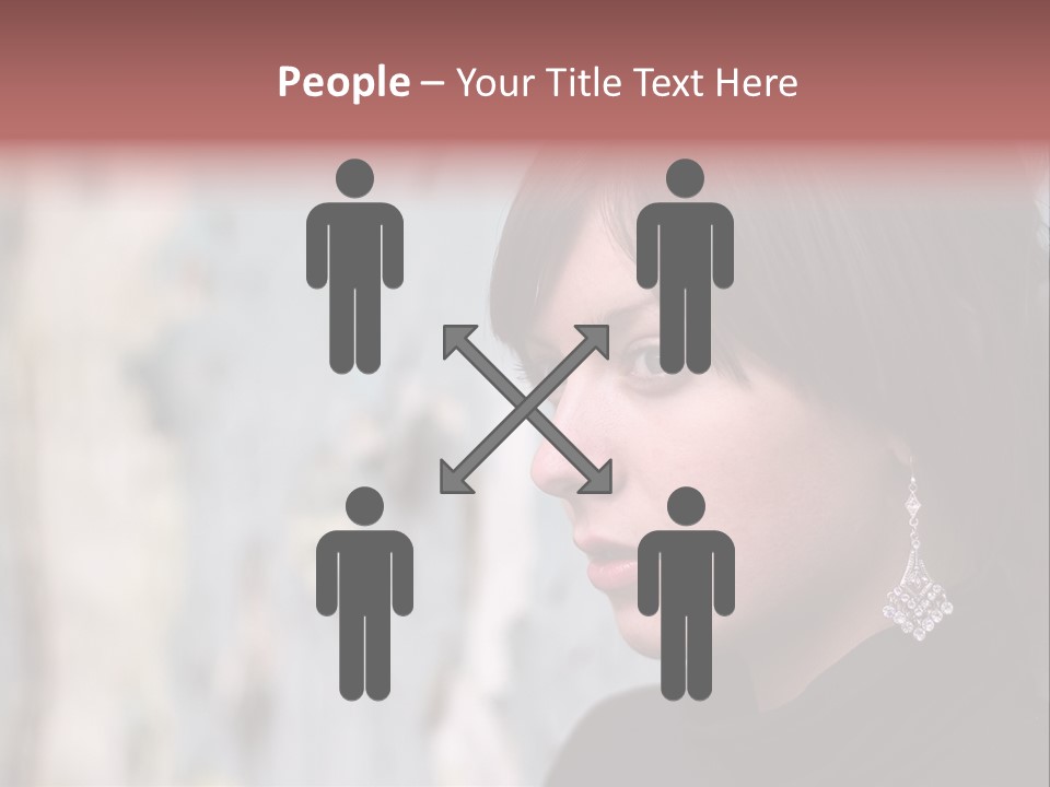 Happy Skiing Family PowerPoint Template