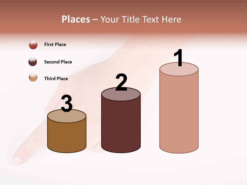 Spring Girl Stock Vector Illustration: PowerPoint Template