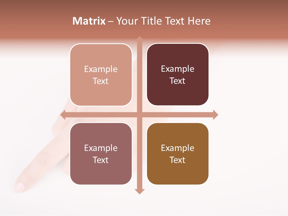 Spring Girl Stock Vector Illustration: PowerPoint Template