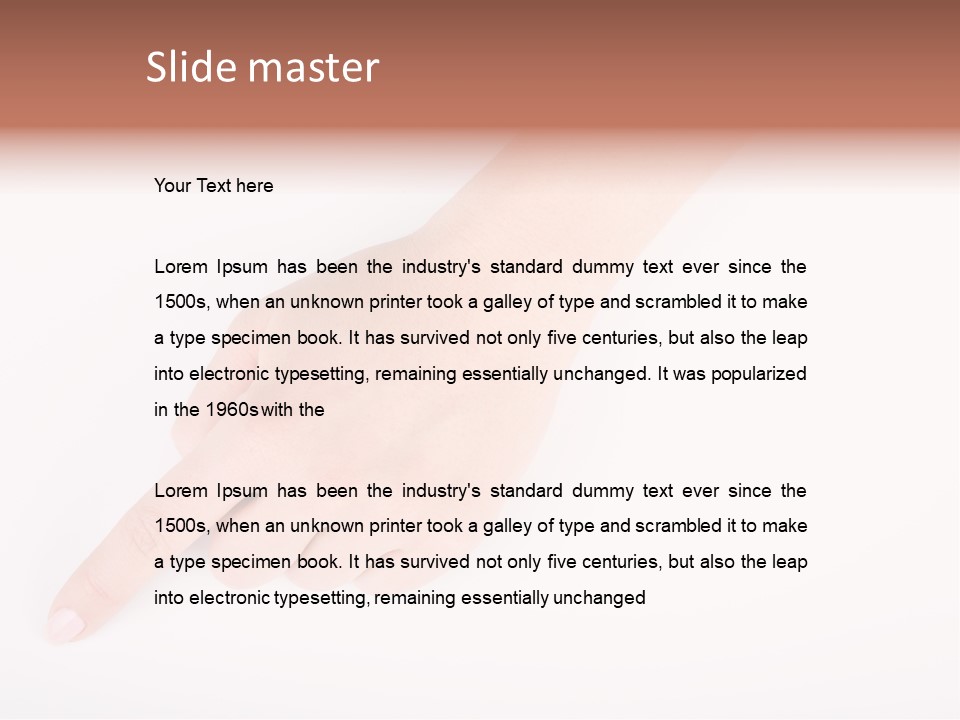 Spring Girl Stock Vector Illustration: PowerPoint Template