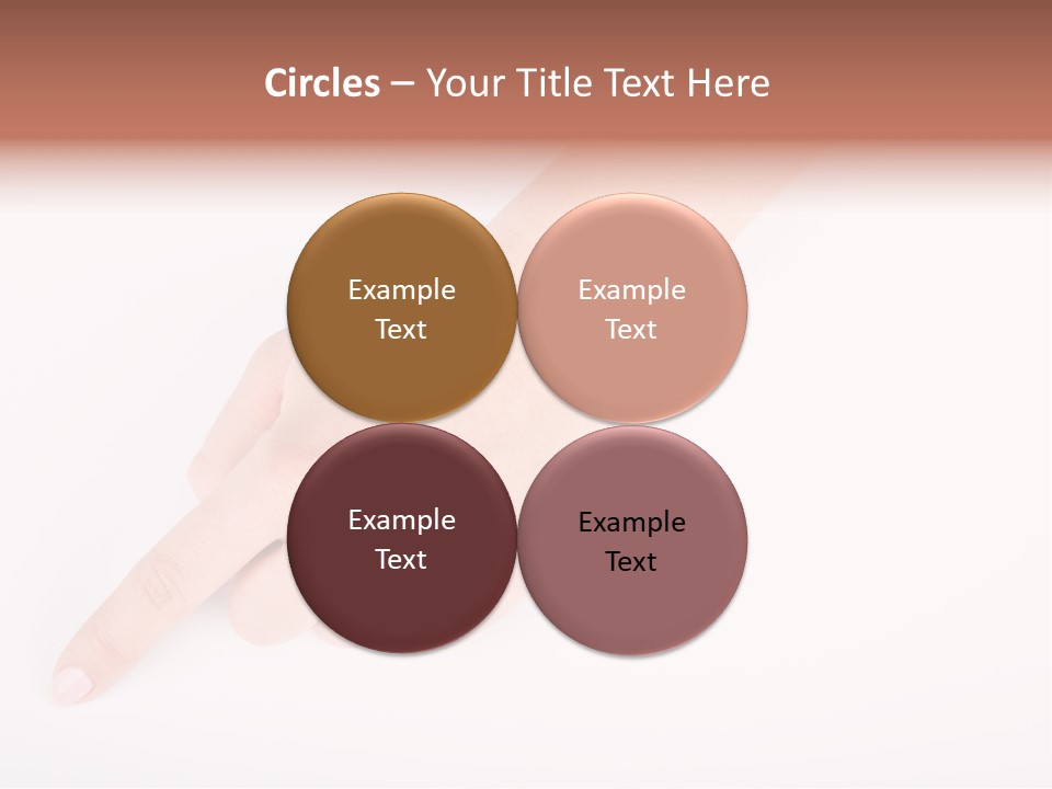 Spring Girl Stock Vector Illustration: PowerPoint Template