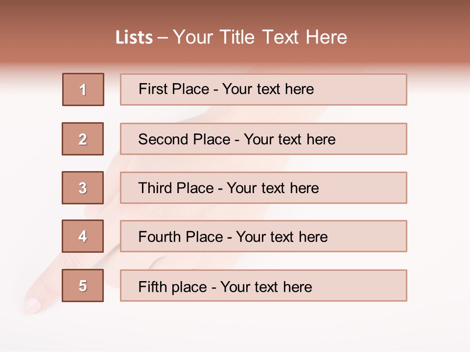 Spring Girl Stock Vector Illustration: PowerPoint Template