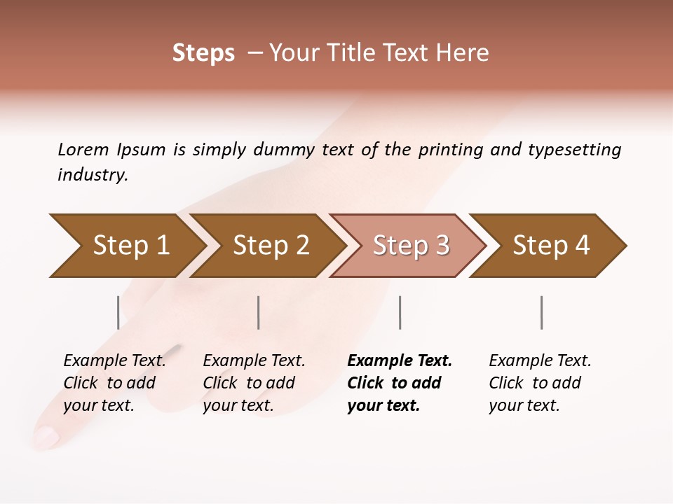 Spring Girl Stock Vector Illustration: PowerPoint Template