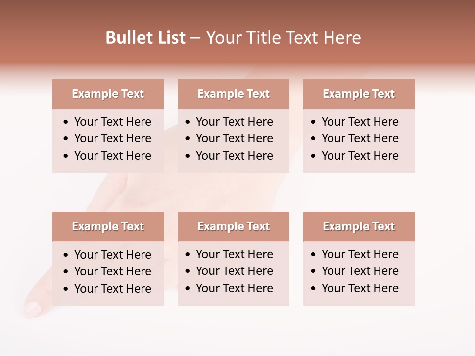 Spring Girl Stock Vector Illustration: PowerPoint Template