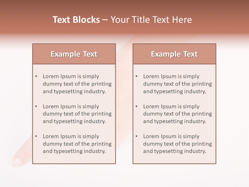 Spring Girl Stock Vector Illustration: PowerPoint Template