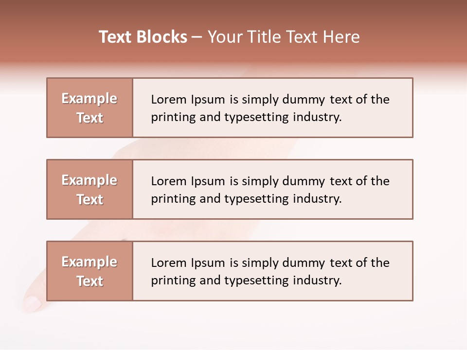 Spring Girl Stock Vector Illustration: PowerPoint Template