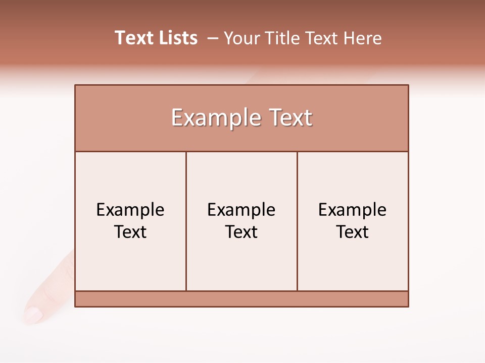 Spring Girl Stock Vector Illustration: PowerPoint Template