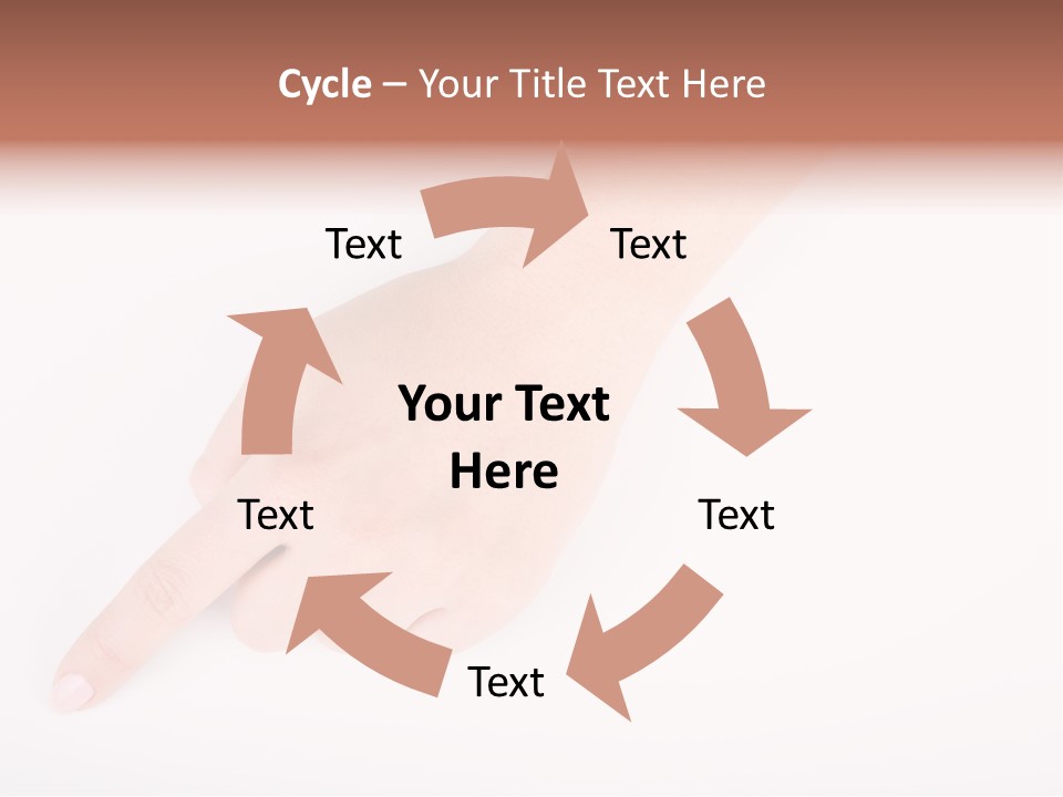 Spring Girl Stock Vector Illustration: PowerPoint Template