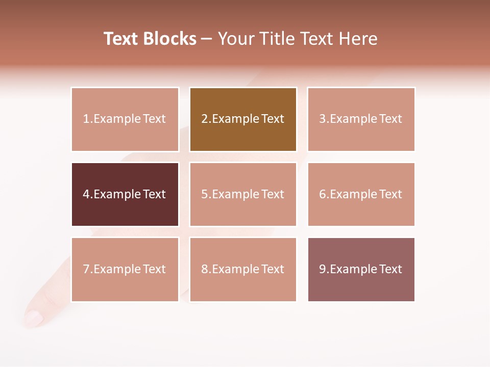 Spring Girl Stock Vector Illustration: PowerPoint Template