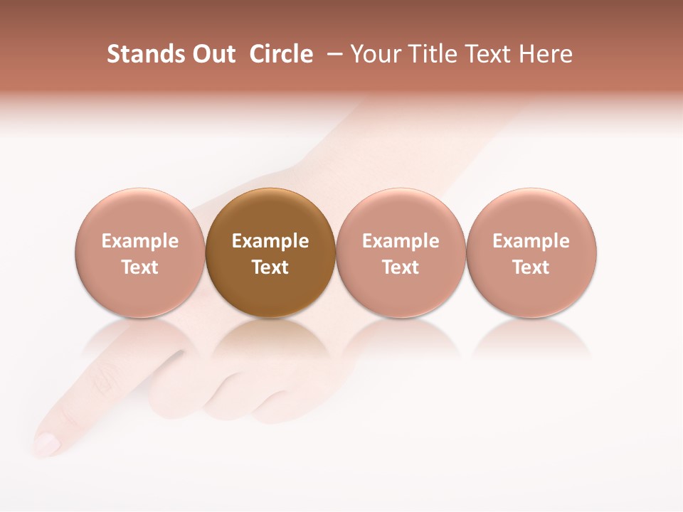 Spring Girl Stock Vector Illustration: PowerPoint Template