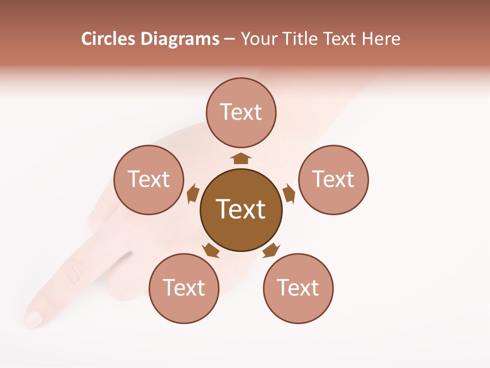 Spring Girl Stock Vector Illustration: PowerPoint Template