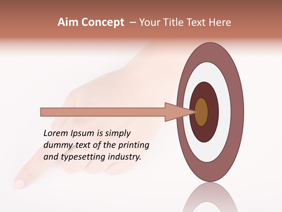 Spring Girl Stock Vector Illustration: PowerPoint Template