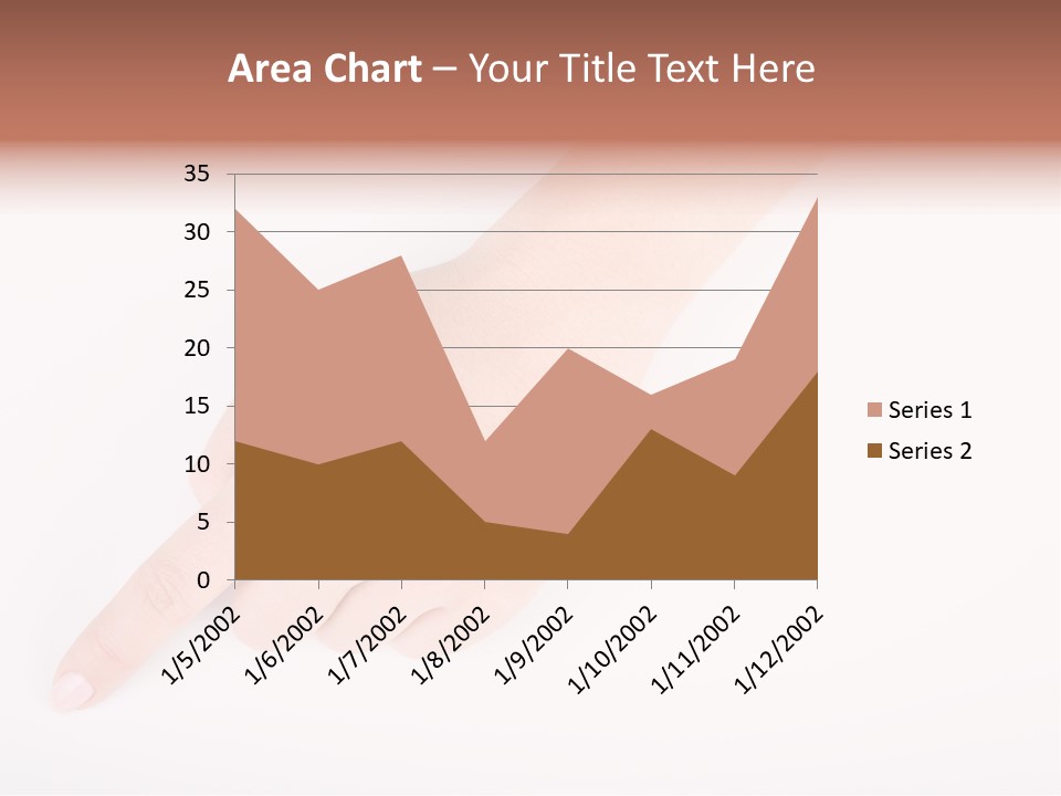 Spring Girl Stock Vector Illustration: PowerPoint Template