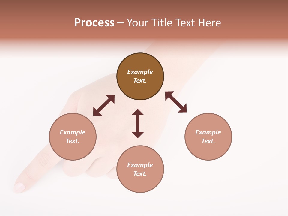 Spring Girl Stock Vector Illustration: PowerPoint Template