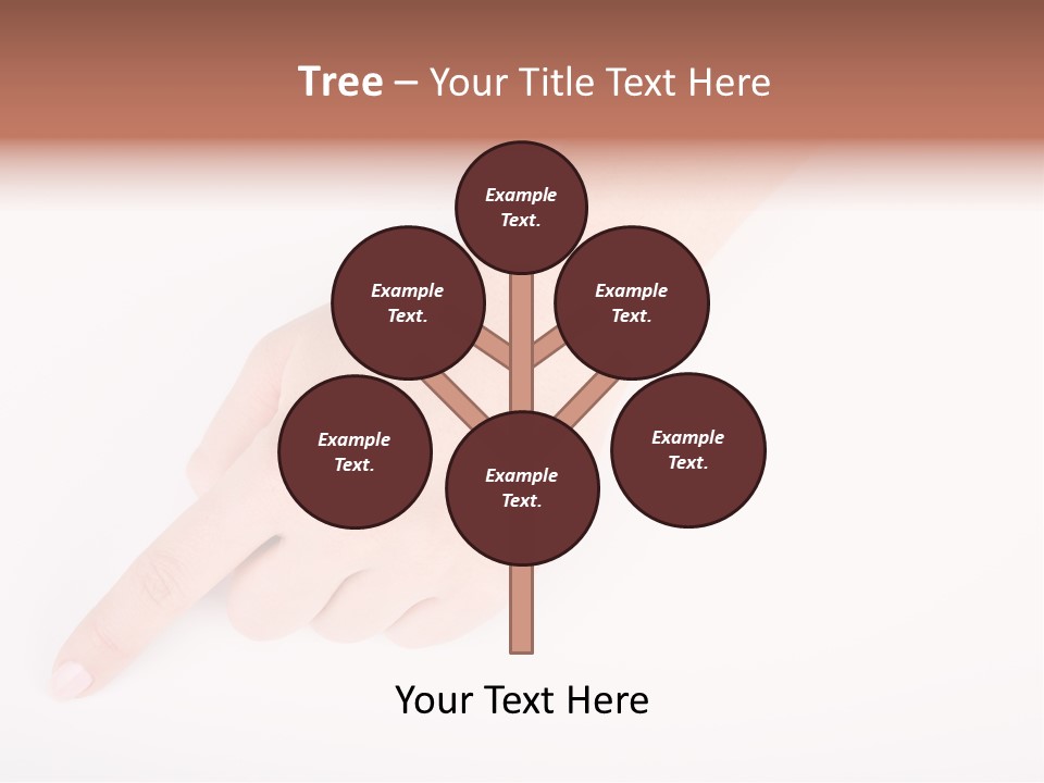 Spring Girl Stock Vector Illustration: PowerPoint Template