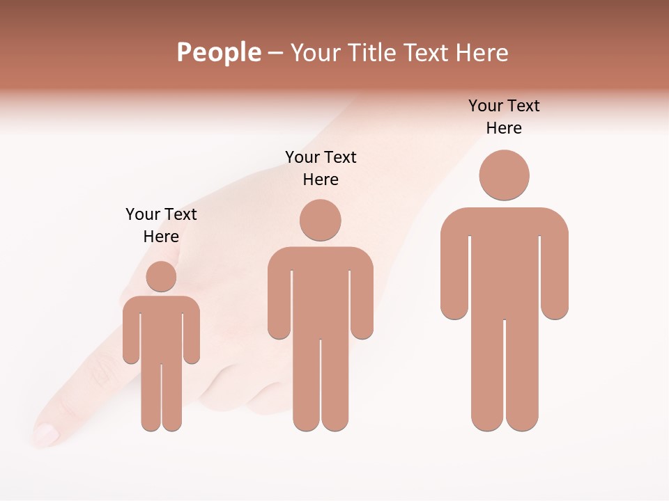 Spring Girl Stock Vector Illustration: PowerPoint Template