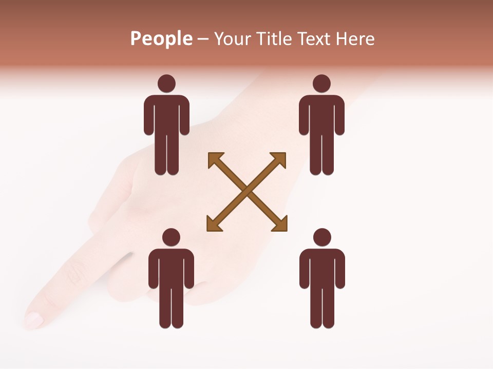 Spring Girl Stock Vector Illustration: PowerPoint Template