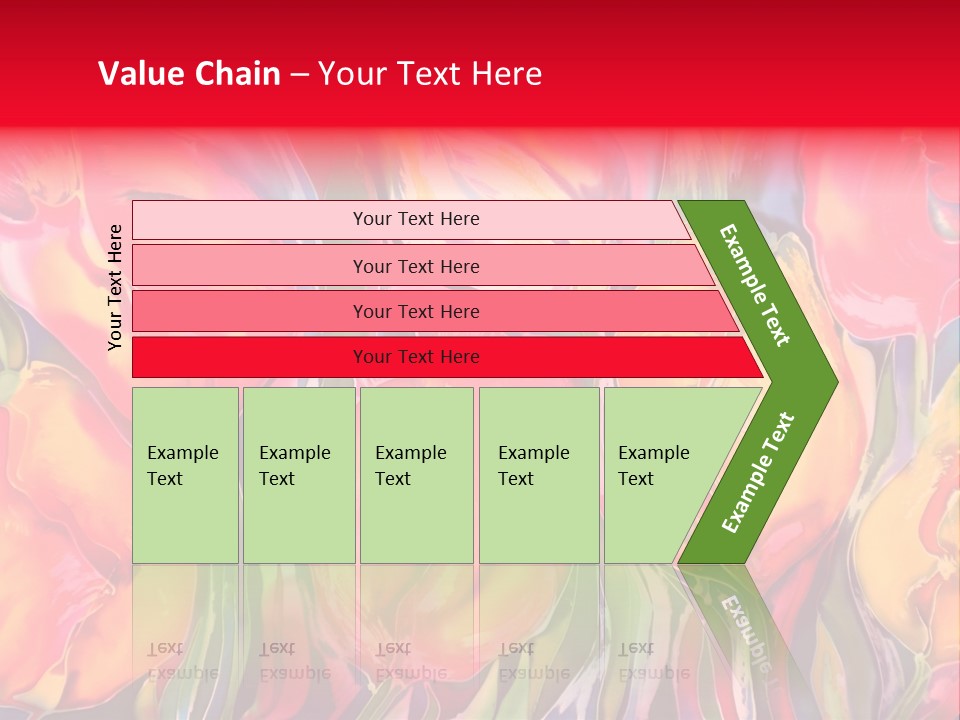 Beautiful Young Brunette With Her Hair In A Updo In Lingerie PowerPoint Template