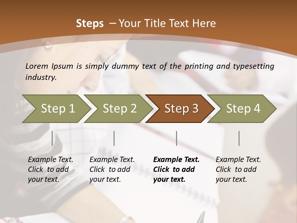 Group Of Students At The Library Studying PowerPoint Template