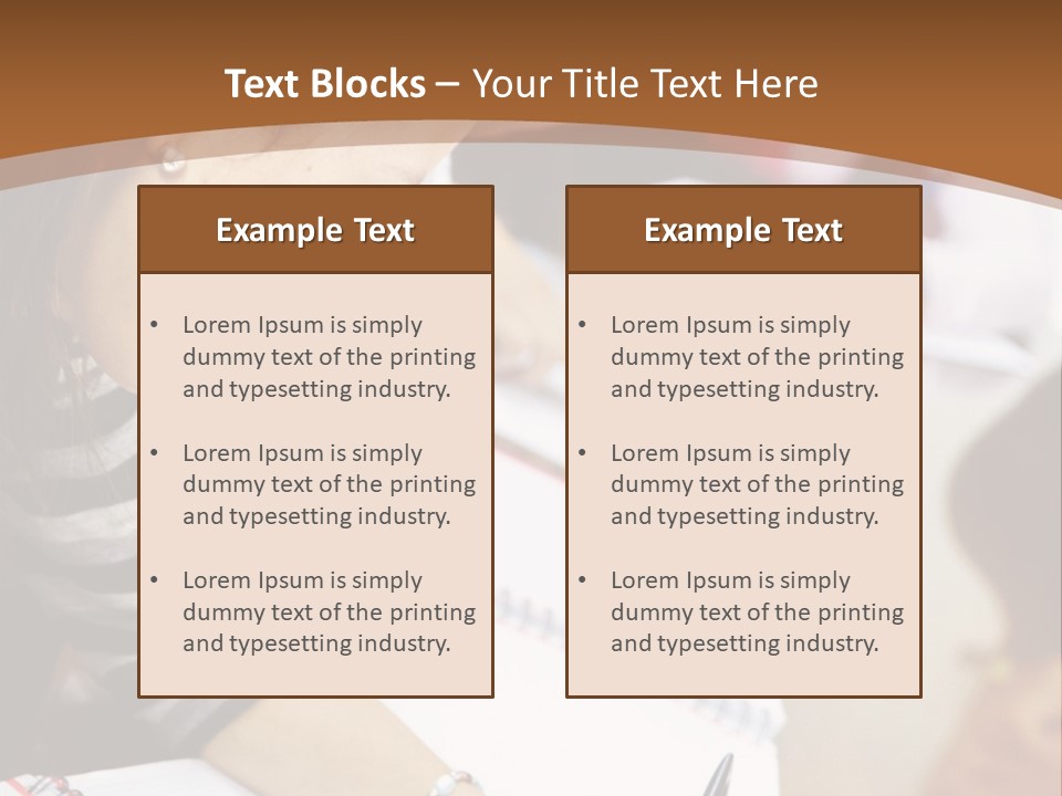 Group Of Students At The Library Studying PowerPoint Template