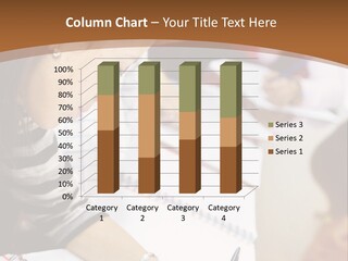 Group Of Students At The Library Studying PowerPoint Template