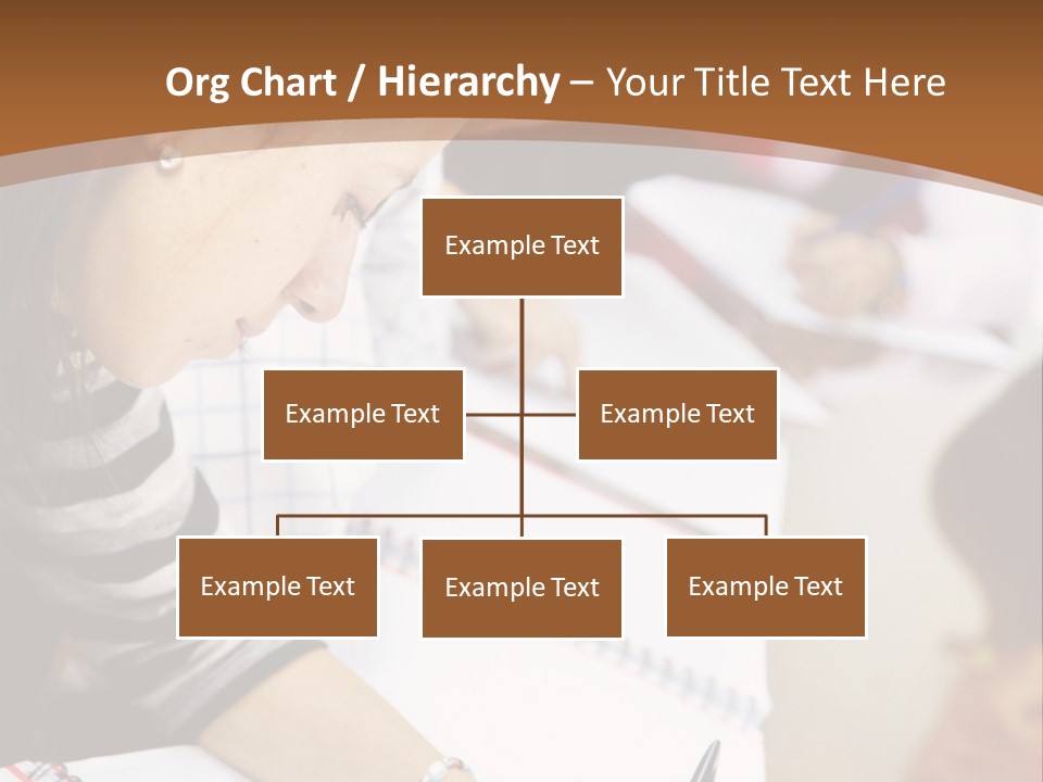 Group Of Students At The Library Studying PowerPoint Template