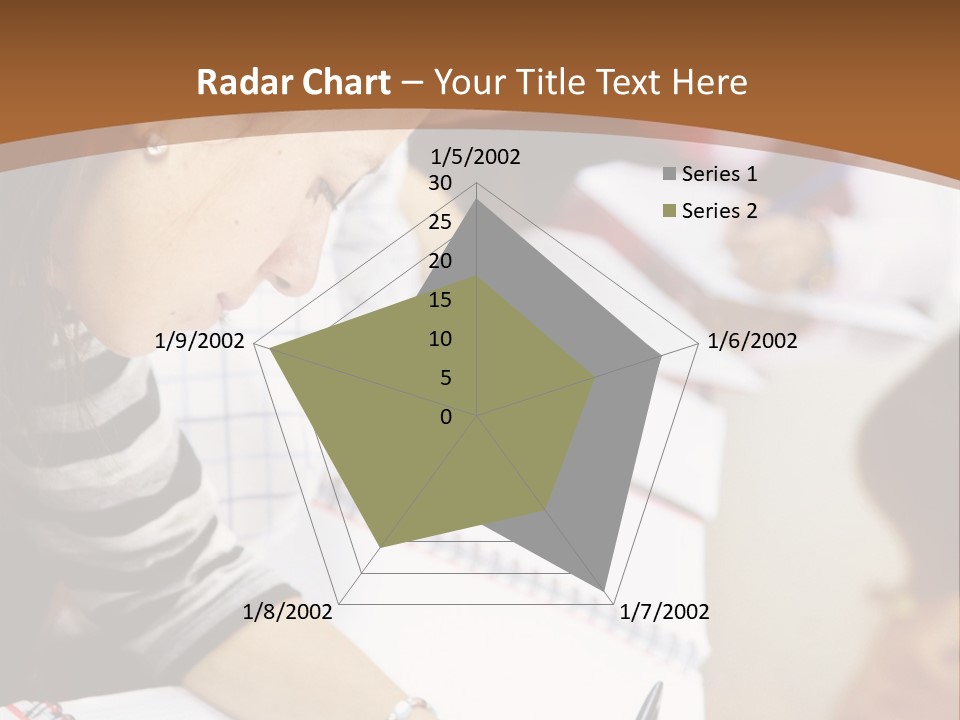 Group Of Students At The Library Studying PowerPoint Template