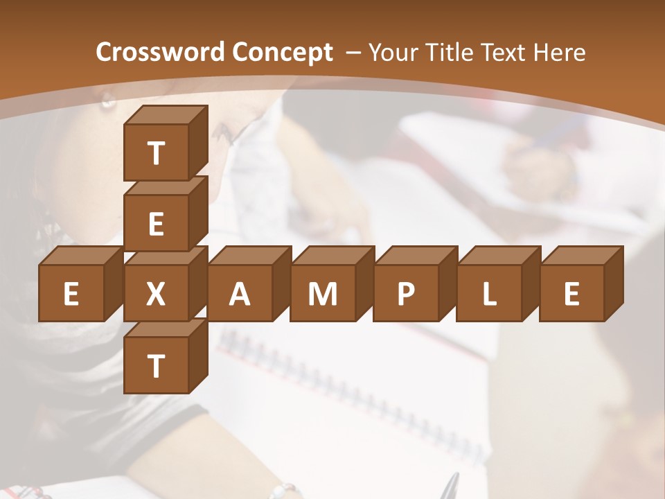 Group Of Students At The Library Studying PowerPoint Template