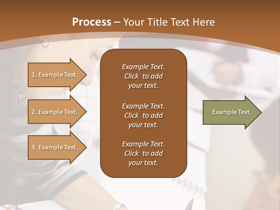 Group Of Students At The Library Studying PowerPoint Template